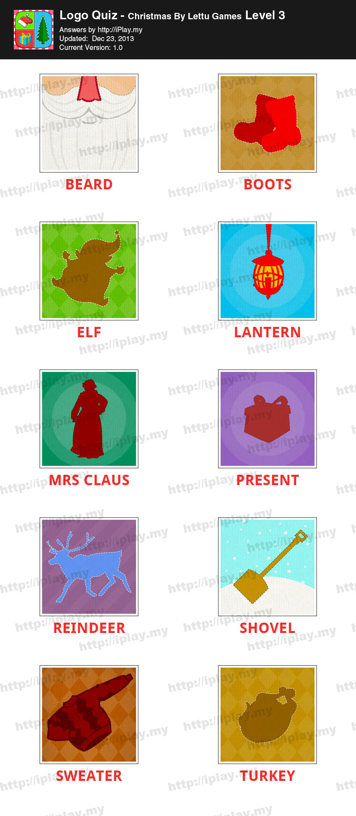 Logo Quiz Christmas Level 3
