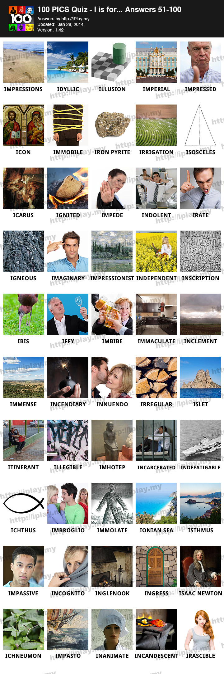 100-Pics-Quiz-I-Is-For-Answers-51-100