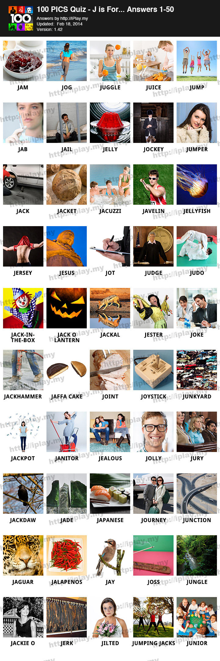 100-Pics-Quiz-J-Is-For-Answers-1-50