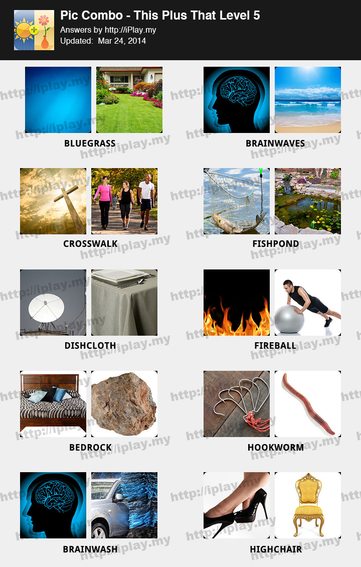 Pic Combo This Plus That Level 5