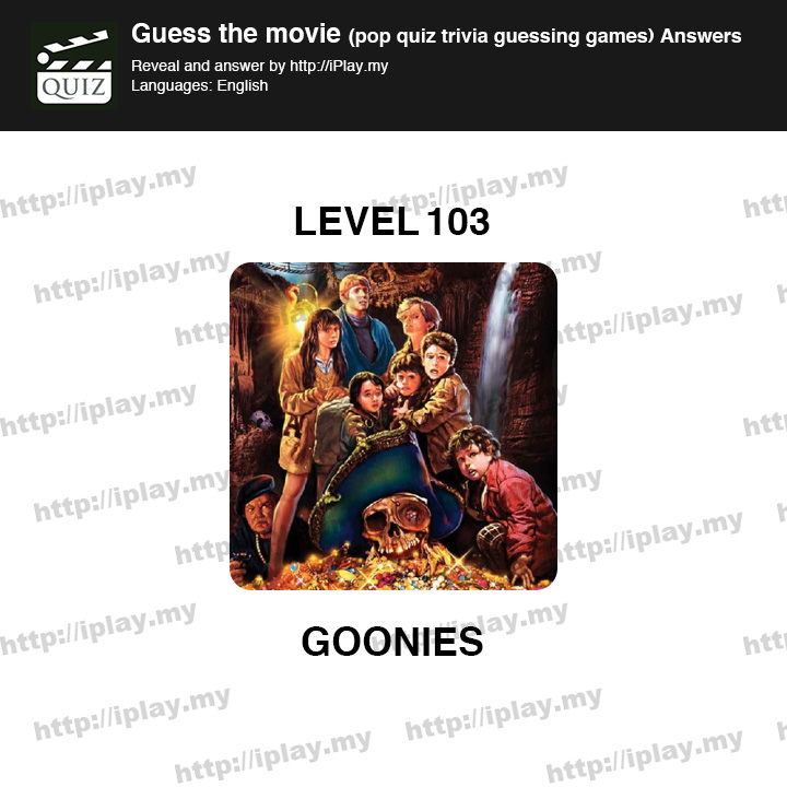Guess the movie pop quiz Level 103
