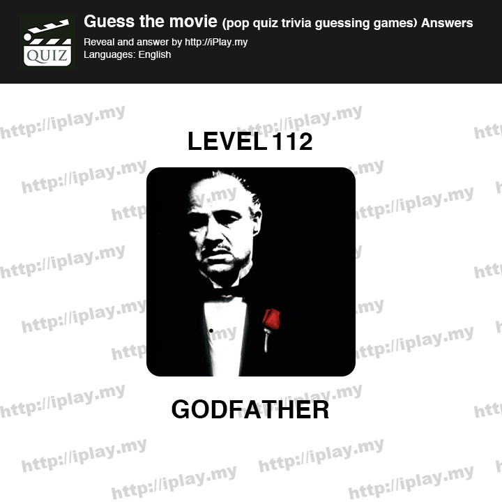 Guess the movie pop quiz Level 112