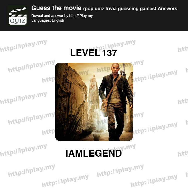 Guess the movie pop quiz Level 137