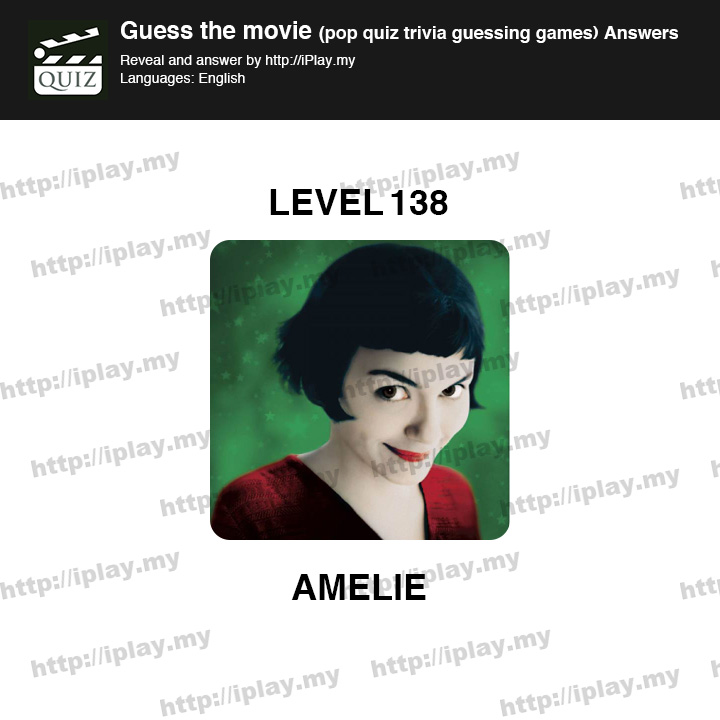 Guess the movie pop quiz Level 138