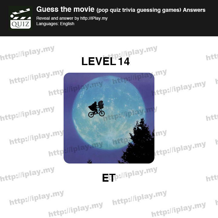 Guess the movie pop quiz Level 14