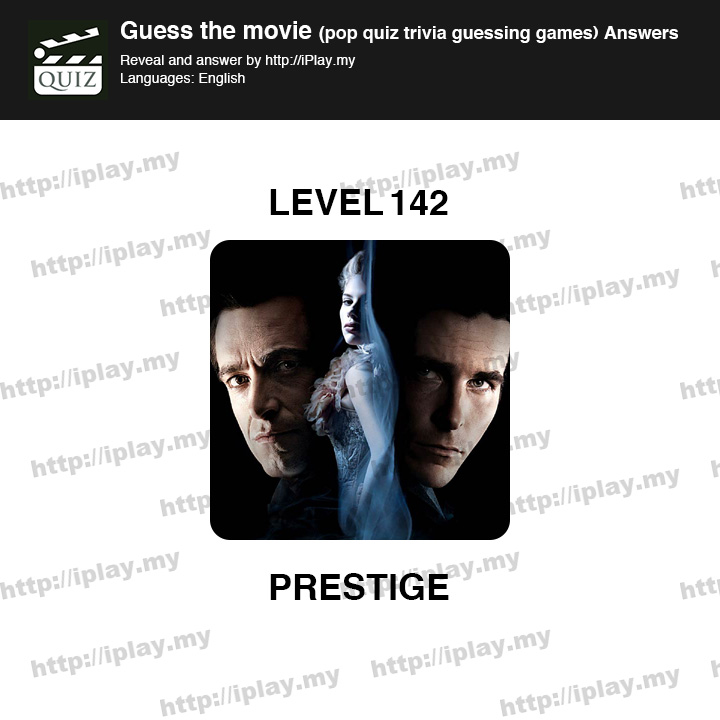 Guess the movie pop quiz Level 142