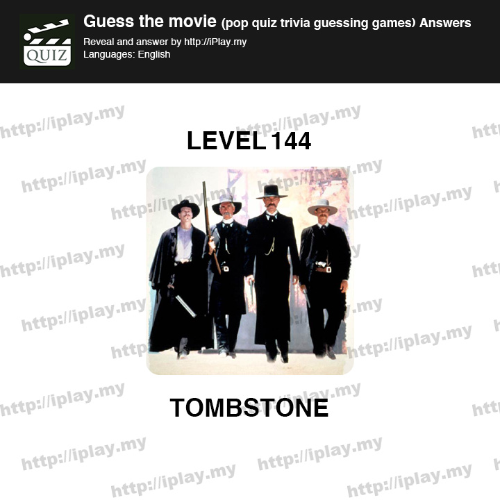Guess the movie pop quiz Level 144