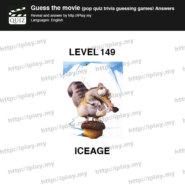 Guess the movie pop quiz Level 149