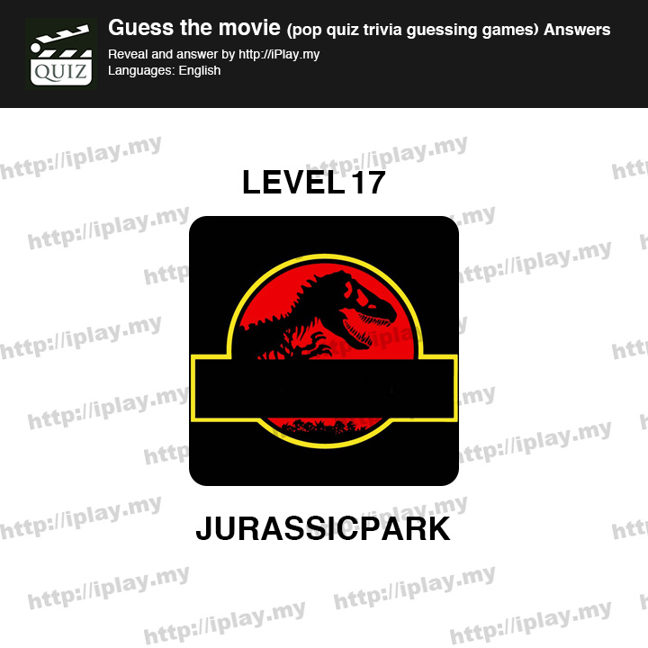 Guess the movie pop quiz Level 17