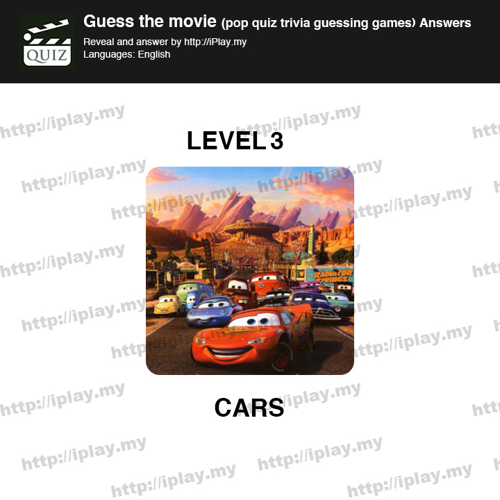 Guess the movie pop quiz Level 3