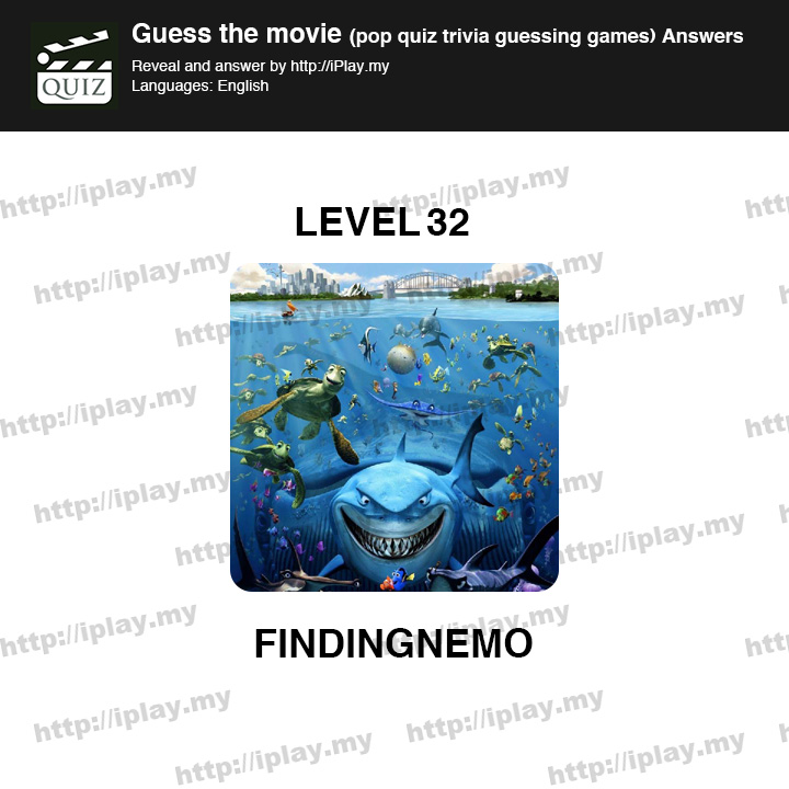 Guess the movie pop quiz Level 32