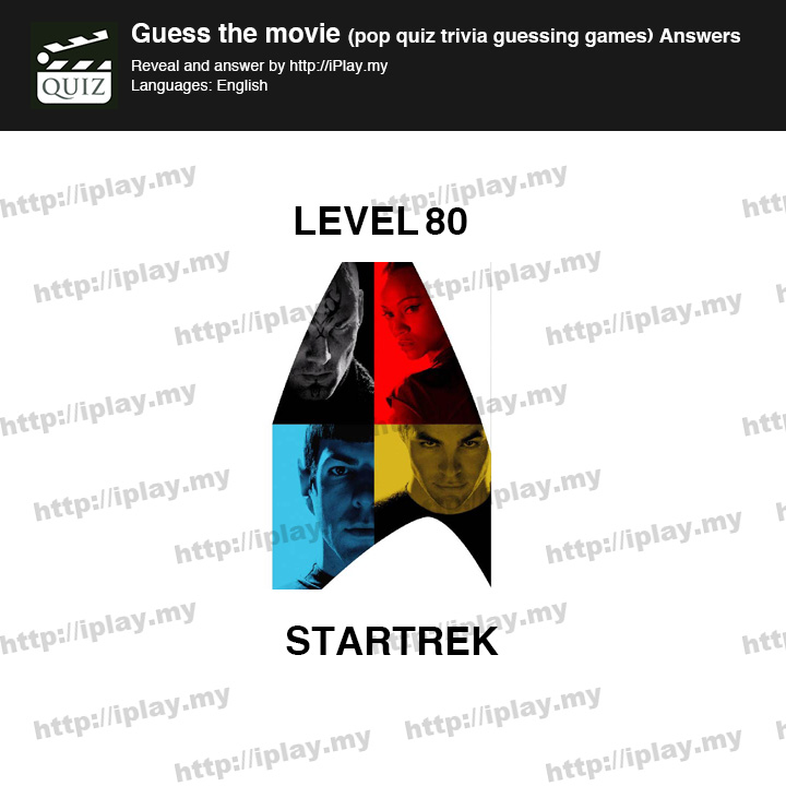 Guess the movie pop quiz Level 80