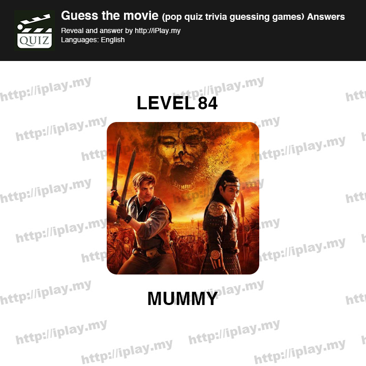 Guess the movie pop quiz Level 84