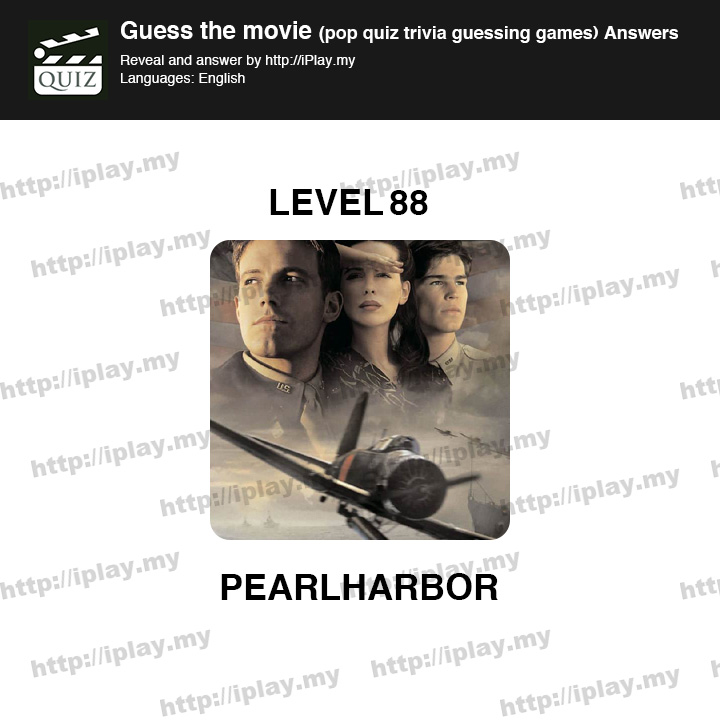 Guess the movie pop quiz Level 88