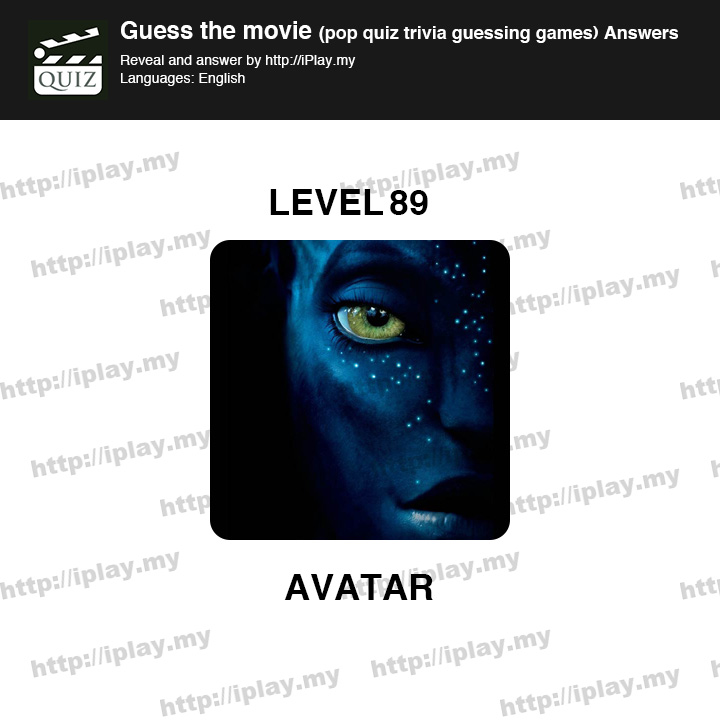 Guess the movie pop quiz Level 89