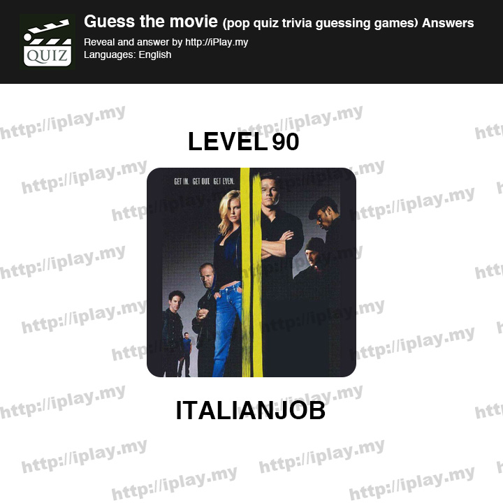 Guess the movie pop quiz Level 90