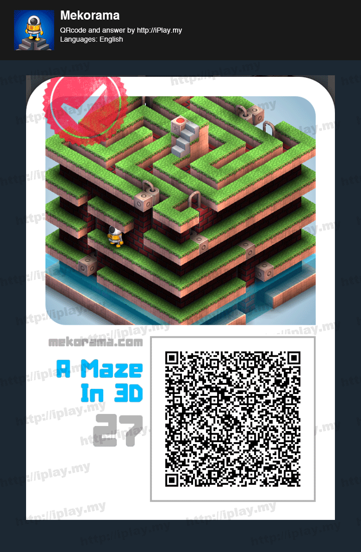 Mekorama Level - 27